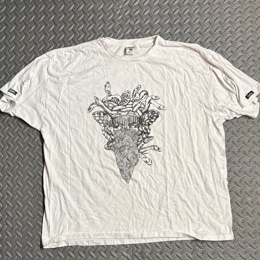 Crooks & Castles White Snake Graphic Tee